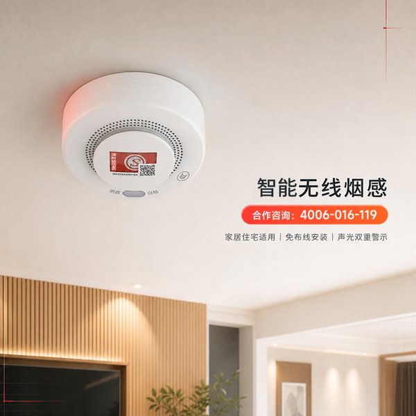 万霖消防:多通信协议智能烟感专业供应商 多通信协议智能烟感实拍图