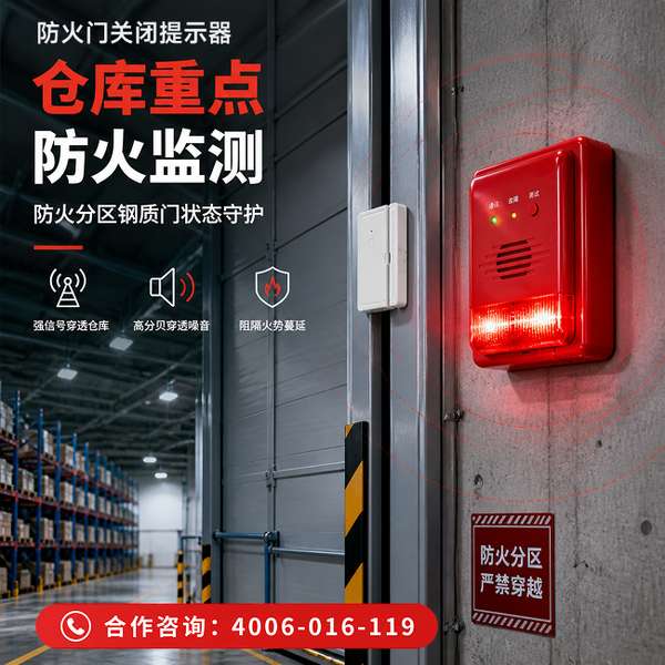 南昌地下车库防火门智慧建设:万霖防火门门磁开关赋能消防安全数字化转型 南昌地下车库万霖防火门门磁开关应用