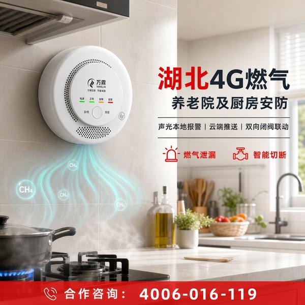 武汉智慧消防案例:万霖4g燃气报警器为武汉江岸区九小场所保驾护航 武汉九小场所万霖4g燃气报警器应用