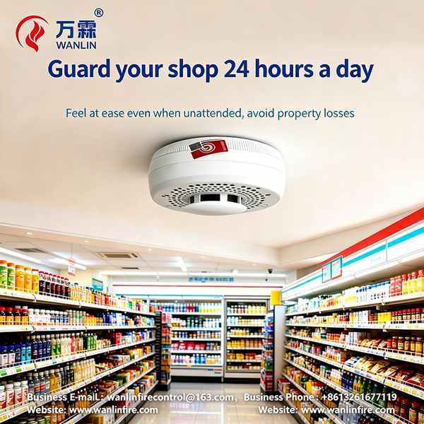 铜仁市万霖消防出口认证烟感报警器实拍 万霖消防:铜仁市出口认证烟感报警器源头厂家