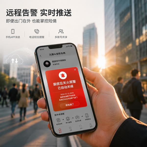 万霖厨房卫士：景德镇ai智能厨房安全网关专业供应商