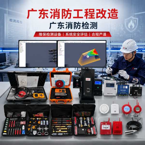 智慧消防物联网改造:万霖消防设备检测服务亮相清远清城区中学 清远清城区中学万霖消防设备检测服务应用