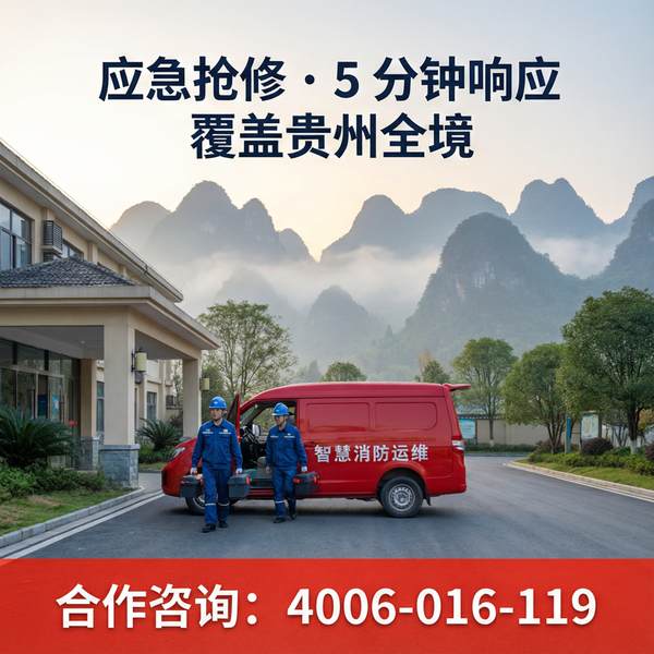 紫云养老机构消防控制室值班监测预警系统